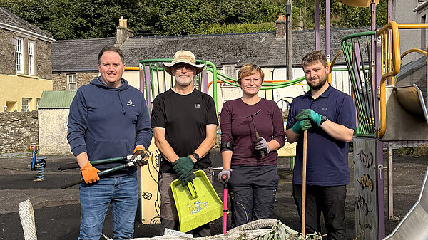 The team in the Peseli branch are working hard for residents all year round.